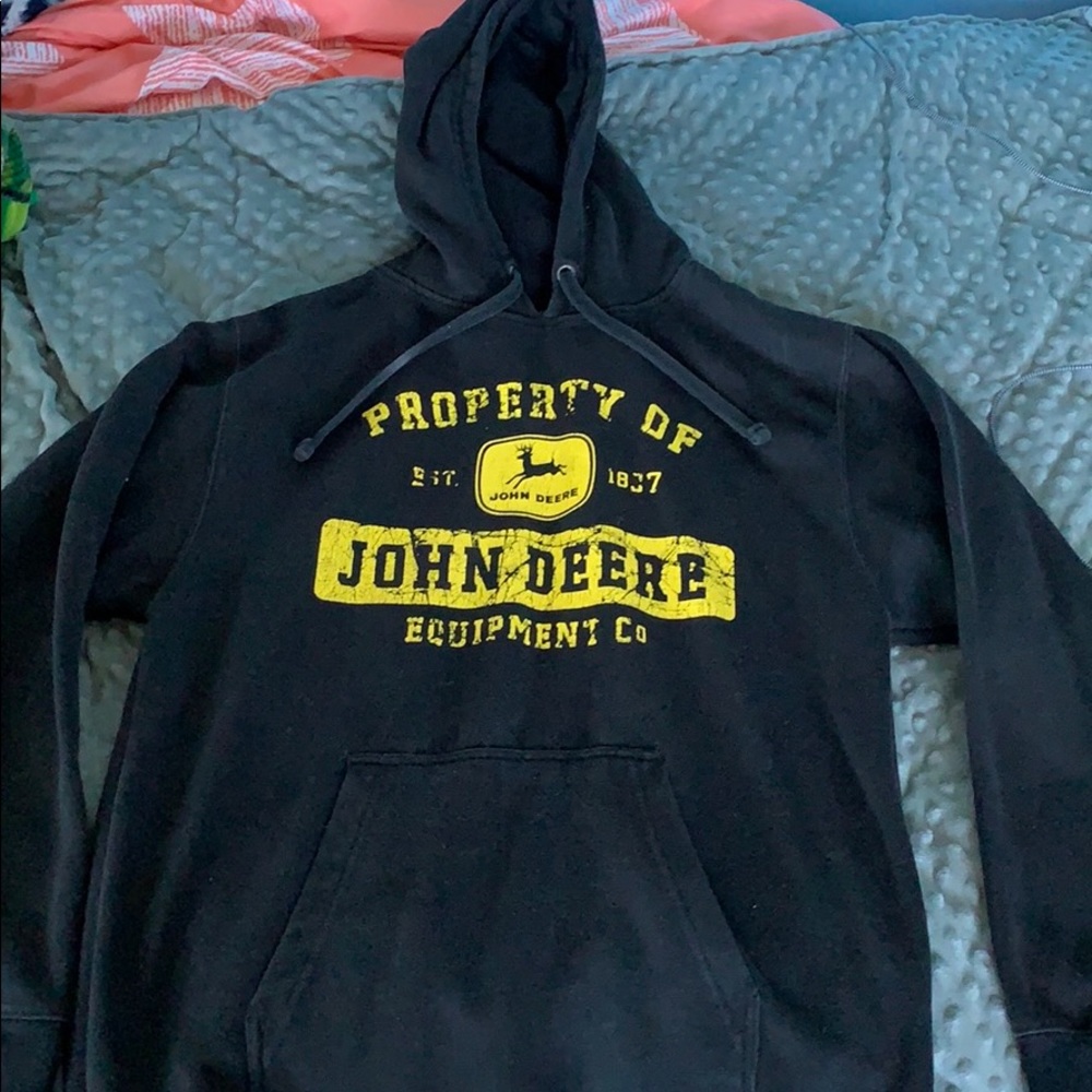 Black John Deere Men’s hoodie size M